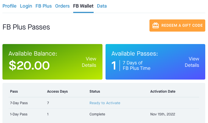 Wallet Screenshot